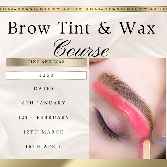 Brow Tinting and Waxing Course